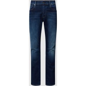 Slim fit jeans met stretch, model '3301'