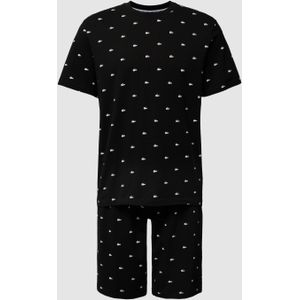 Pyjama met labeltypische all-over print