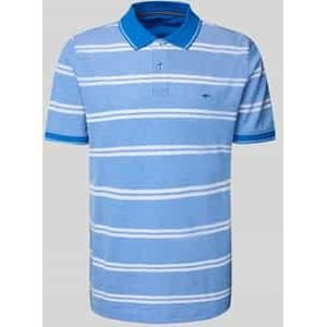 Fynch Hatton - 2-tone Stripe - Korte Mouw Poloshirt