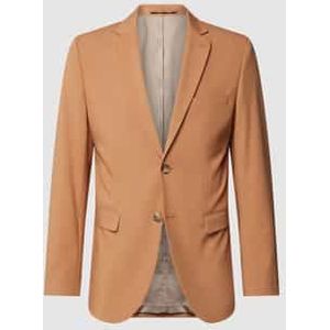 Slim fit 2-knoops colbert met reverskraag, model 'LIAM'