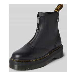 Leren boots met plateauzool, model 'Jetta'