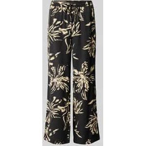 Relaxed fit stoffen broek van viscosemix, model 'Ayana'