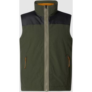 Gilet met opstaande kraag