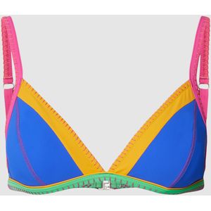Bikinitop met colour-blocking-design, model 'TAEKO'