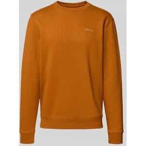 Sweatshirt met ronde hals en logo