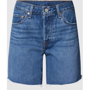 Korte jeans met gerafelde boorden