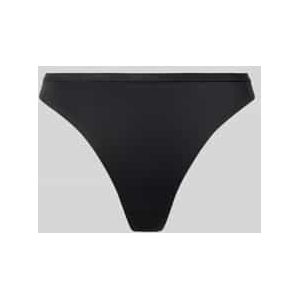 Calvin Klein - Perfectly Fit - String - Zwart - Microfiber