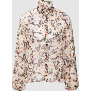 Blouse met all-over motief, model 'CAMICIA'