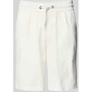 Blend - Model BAY - Sweathorts - Linnen Mix met Katoen - Regular Fit - Elastische Band