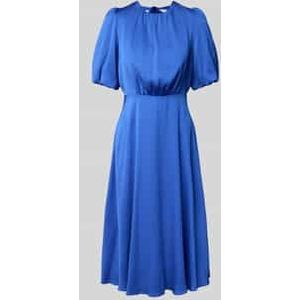 Cocktailjurk met ronde hals