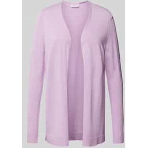 s.Oliver - Vest - Lila - Fijn Breiwerk Zonder Sluiting