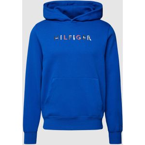 Hoodie met labelprint