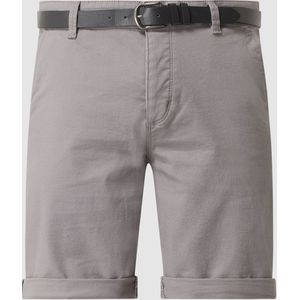 Korte chino met riem