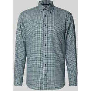 Modern fit zakelijk overhemd met button-downkraag