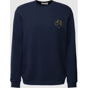 Sweatshirt met stitchingdetail, model 'BAARO PIXXEL'