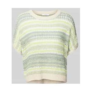 Gebreide pullover met 1/2-mouwen, model 'Punissa'