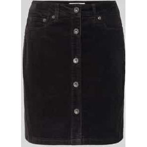 Minirok van corduroy met knoopsluiting, model 'AFSON'