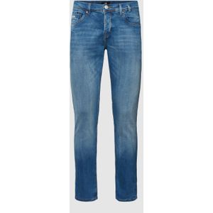 Jeans met labelpatch, model 'Servando'