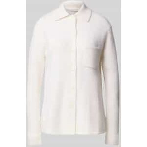 Gebreid jack van een mix van kasjmier en katoen