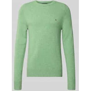 Regular fit gebreide pullover van het fijnste wol