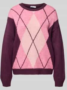 MORE & MORE - Trui - Braam/Rosé/Roze Gemêleerd - Gebreide Truien