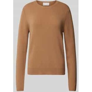 Pullover van kasjmier met ronde hals