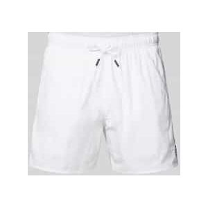 HUGO BOSS - Iconic - Zwembroek - Wit - Sneldrogend Polyester, Elastische Tailleband