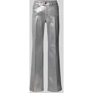 MAC - Dream Authentic - Jeans - Zilver - Wide Leg - Mid Waist