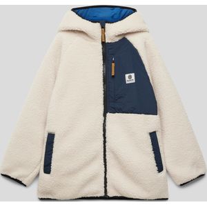 Sherpa jacket met capuchon, model 'WOLFE'