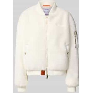 Bomberjack van imitatiebont en tweewegsritssluiting