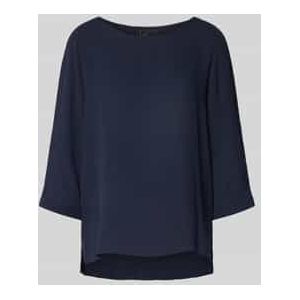 Blouseshirt met ronde hals en 3/4-mouwen