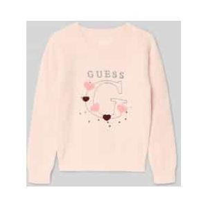 Gebreide pullover met labeldetail