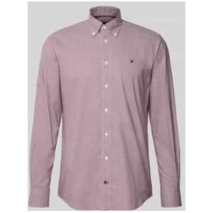 Regular fit zakelijk overhemd van puur katoen