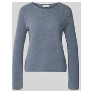Marc O'Polo - Regular Fit - Gebreide Pullover - Mêlee - Scheerwolmix met Alpaca