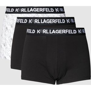 Boxershort met elastische band in een set van 2 stuks, model 'IKONIK'