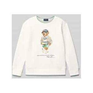 Sweater - Motiefprint - Ronde Hals - Sweatstof - Lange Mouw