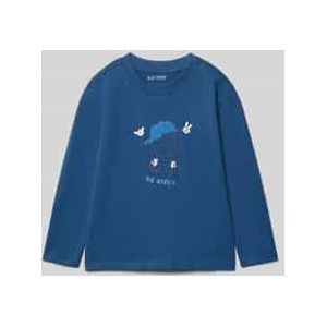 Shirt met lange mouwen en motiefprint