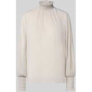 Blouseshirt met opstaande kraag, model 'Ximena'