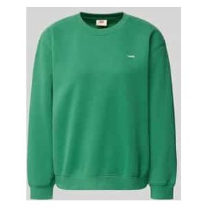 Sweatshirt met labelstitching