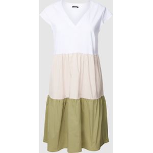 Mini-jurk met colour-blocking-design