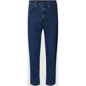 Jeans met labeldetail, model 'Tatum'