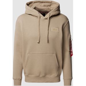 Hoodie met labelpatch