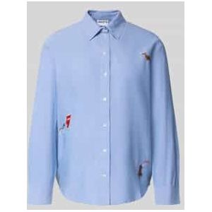 Overhemdblouse met knoopsluiting