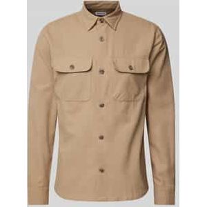 Slim fit vrijetijdsoverhemd met borstzakken met klep, model 'DARREN'