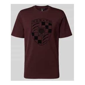 T-shirt met labelprint