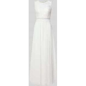 Regular fit bruidsjurk met kant