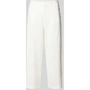 Wide leg culotte van een mix van linnen en katoen