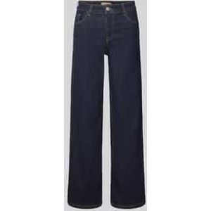 Wide leg jeans in 5-pocketmodel, model 'Kimberly'