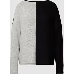 Shirt met lange mouwen in two-tone-stijl