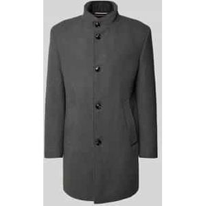 Bugatti - Korte Jas - Donkergrijs - Modern Fit met Flexcity Stretch Inzetstukken